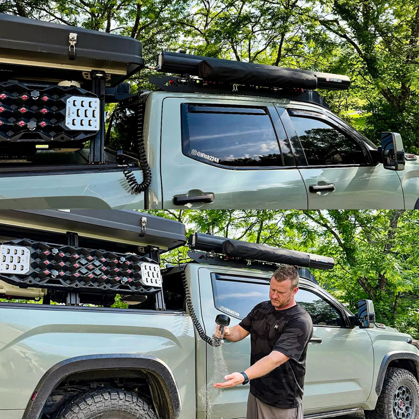 4x4 Water Tanks for Camping Shower