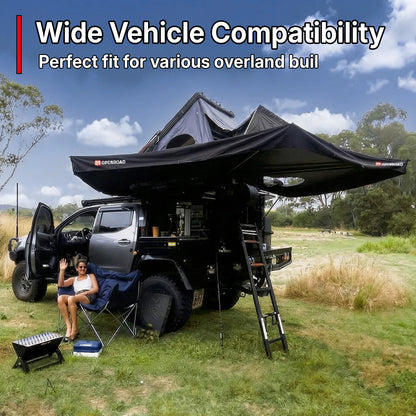 270 Degree Awning With Zippered D-door