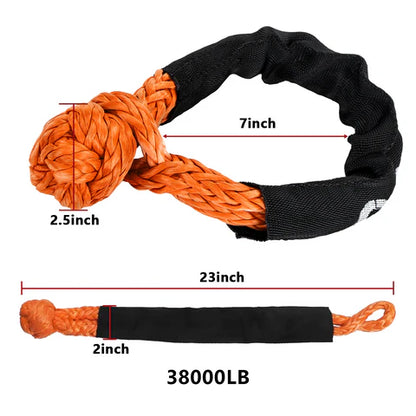 Synthetic Soft Shackle Rope, 2" X 23" (38,000lbs)