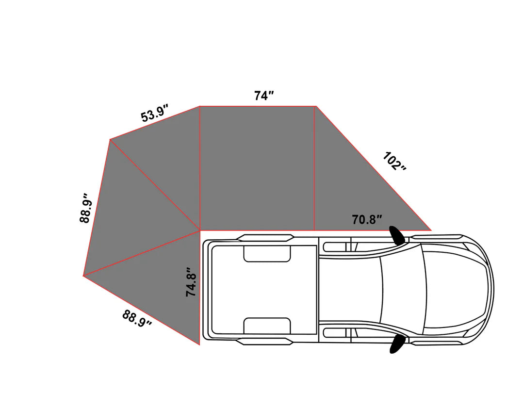 270 Degree Awning Plus Sidewalls