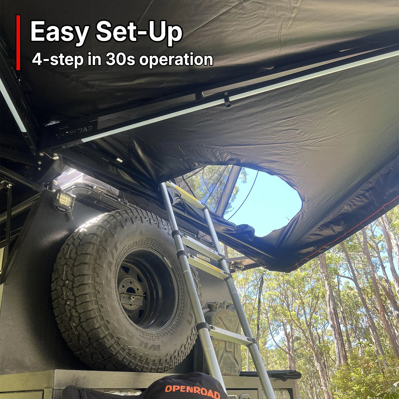 270 Degree Awning With Zippered D-door