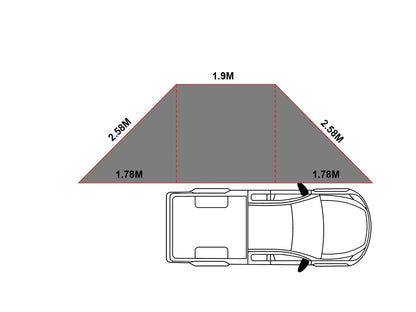 180 Free Standing Awning