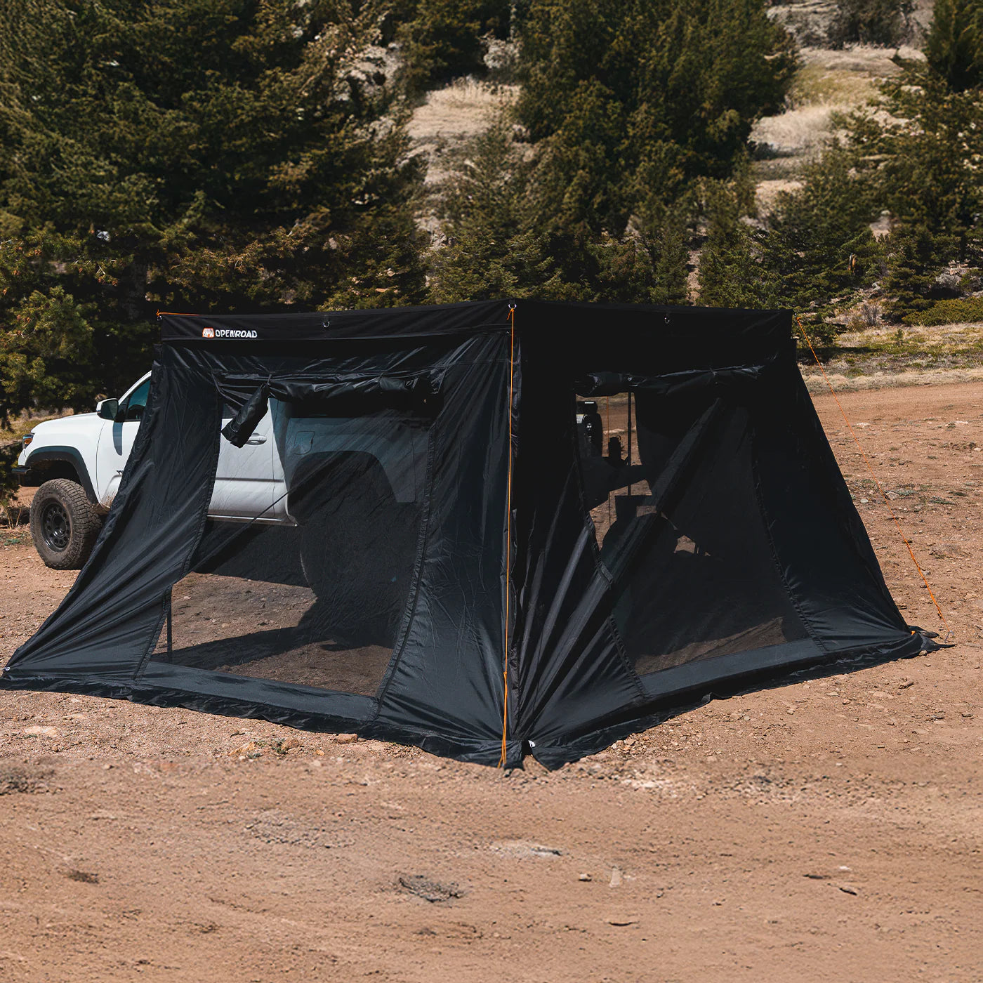 270 Degree Awning With Zippered D-door