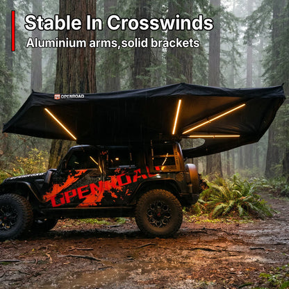 270 Degree Awning Plus With Zippered D-door