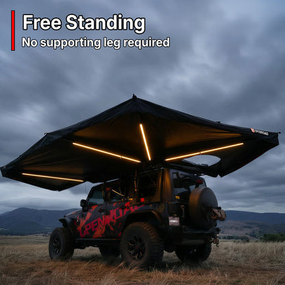 270 Degree Awning Plus With Zippered D-door